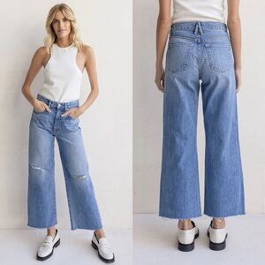 NWT SLVRLAKE Grace Crop Jeans Rockaway